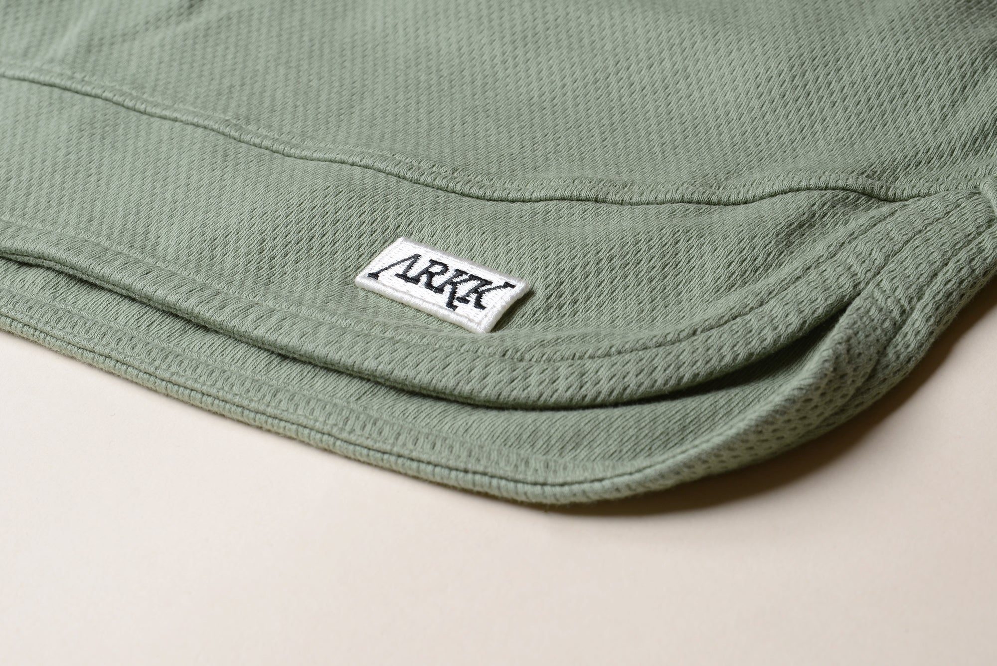 ARKK Apparel ARKK Box Logo Hoop Shorts | Oil Green Shorts